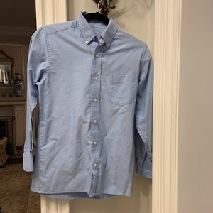 **2/$25**boys blue button down shirt
